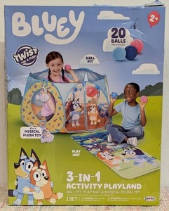 Bluey Ball Pit Arena with 20 Balls  Mat & Sounds