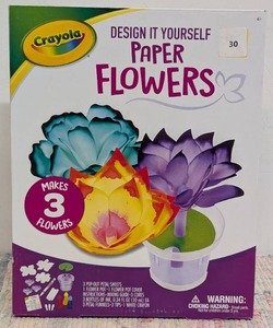 Crayola Craft Colorful Paper Flowers Design It Construct Creative Floral Pieces