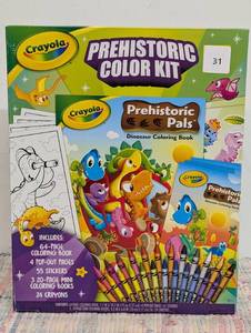 Crayola Prehistoric Color Kit Book Stickers Crayons & More