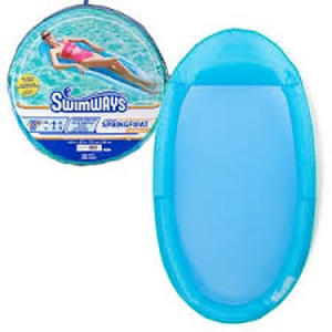 Swimways Spring Float Inflatable Pool Lounger - Dark BlueLight Blue Adult Float 15