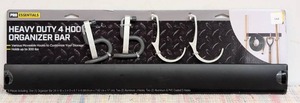 Pro Essentials Heavy Duty 4 Hook Organizer Bar