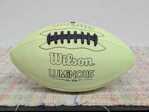 Wilson Luminous Glow Junior Football Composite Shell for All Ages