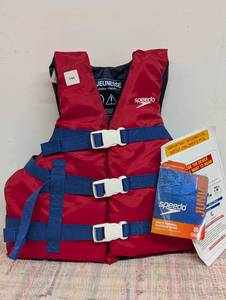 Speedo Youth Life Vest - Red