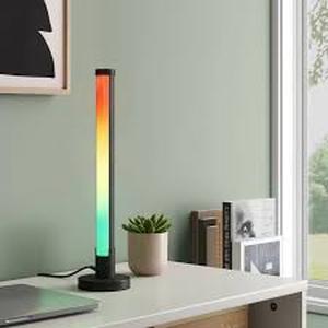 Room Essentials Wall Washer Modern Stick Design Black Table Lamp