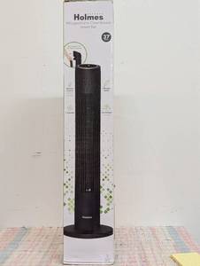 Holmes 37 Whisper Force Tower Oscillating Fan with Clean Breeze