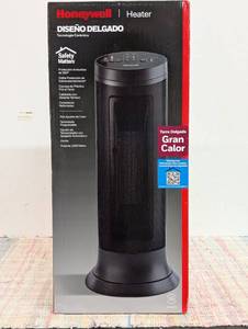 Honeywell Slim Ceramic Tower Heater Black