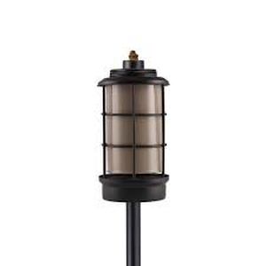 TIKI 65 in. Torch Metal Lantern Tan