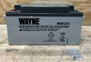 Wayne 75 Amp Hour Maintenance-Free Battery Msrp $276.99