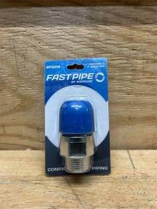 FastPipe 1 in. Aluminum Compression Male Adapter