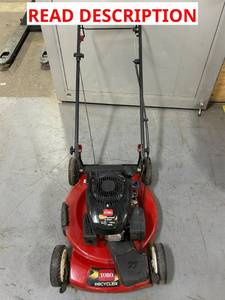 TORO Recycler 22in lawnmower. (read description)