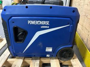 Powerhorse Inverter Generator, 8000 Surge Watts, 6000 Rated Watts, 62dB, Dual Fuel MSRP $1400 (non working)