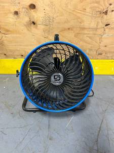Strongway 18in. Turbo Tilt Direct Drive 3-Speed Floor Fan, 3800 CFM, 110 HP MSRP $130 (missing knob)