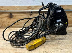 ^Bannon Compact Electric Cable Hoist, 1100-Lb. Capacity, 95ft. Lift, 110 Volts, 1 Phase #54293 Msrp $1,299.99