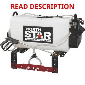NorthStar High-Flow ATV Boomless Broadcast and Spot Sprayer, 26-Gallon Capacity, 5.5 GPM, 12 Volts (untested, sold as is)