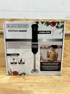 BLACKDECKER 5-Speed 220-Watt Immersion Blender with Accessory Jar (Black)