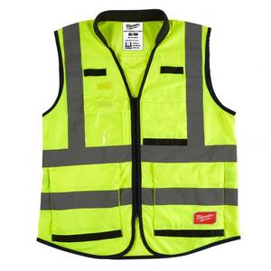 Milwaukee Performance Safety Vest High Visibility Yellow LXL