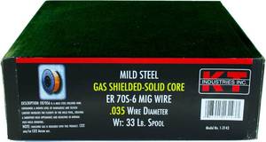 1-3143 - ER70S-6 Mild Steel Mig Wire .035 33lb