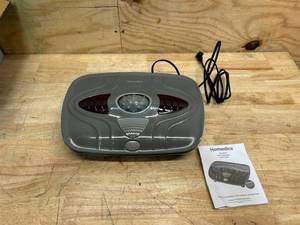Homedics Vibration Foot Massager with Soothing Heat, Gray