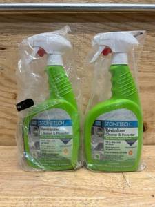 STONETECH  Revitalizer Countertop Cleaner Protector for Natural Stone & Grout, Citrus Scent, 24oz Spray Bottle (lot of 2)