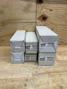 Differently sized strainer thru-wall kits (lot of 6)