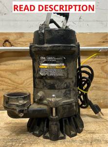NorthStar Cast Iron Submersible Trash Water Pump, 3965 GPH Max. Flow, 2in. Port #5842611 Msrp $254.99