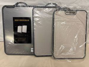 3x Double Surface Cutting Boards-2 bigger 1 smaller