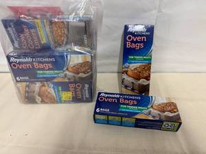 6x Reynolds Kitchen Oven Bags