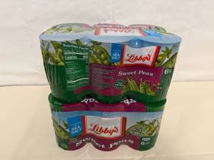 15 Cans Libbys Sweet Peas