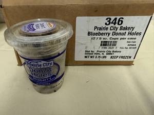 DD. 12-9oz Cups Blueberry Donut Holes