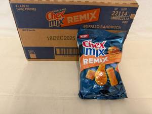 7x 4.25oz Chex Mix Remix-Buffalo Sandwich