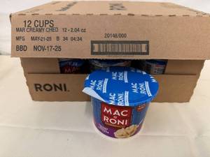 12x Cups Mac Roni-Creamy White Cheddar