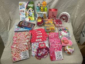 Mixed Lot Party Supplies, Kids Books & Toys