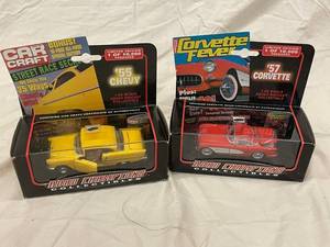 Road Champs Collectibles 55 Chevy & 57 Corvette Die-Cast Cars (Lot of 2)