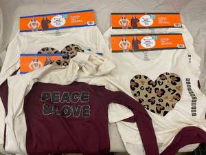 Members Mark Girls Favorite Tee 2-Pack Mixed Sizes (Lot of 2)