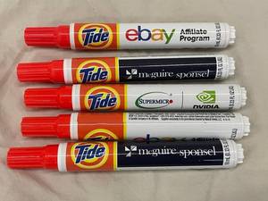 Tide Promotional Marker Set (Lot of 5)
