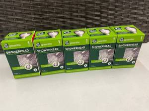 Greenlite High Efficiency Fixed Showerheads (Lot of 5)