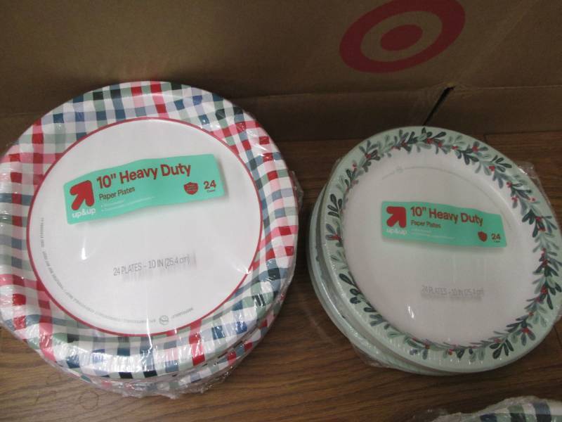 6 24 Packs of paper plates...
