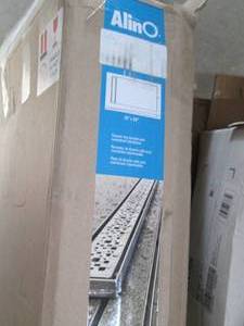 Alino 36 x 60 shower tray with wat...