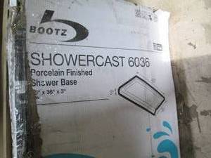 Bootz porcelain finished shower bas...