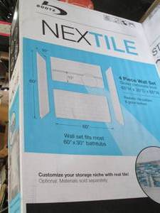 Bootz Nextile 4 piece shower wall s...