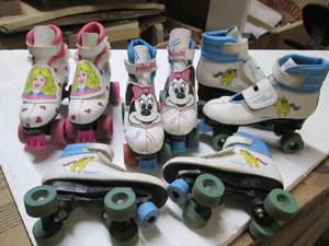 Size 1 and 2 kids roller skates...