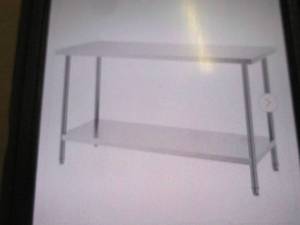 Stainless Steel Prep Table, 24 x 60...