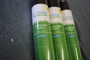 3 rolls of landscape fabric 3ftx45f...