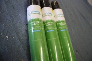 3 rolls of landscape fabric 3ftx45f...