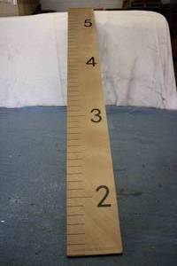 Measurement wall hanging...