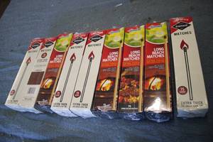 Long reach matches 75ct 9 boxes tot...