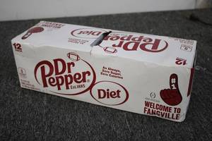 Diet Dr Pepper 12 Pack of 12oz Cans...