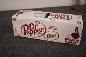 Diet Dr Pepper 12 Pack of 12oz Cans...
