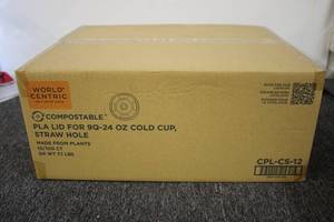 Case of Lids for 24oz Cold Cups 10...