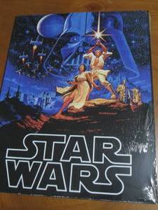 New Star Wars metal sign, measures 12 x 16